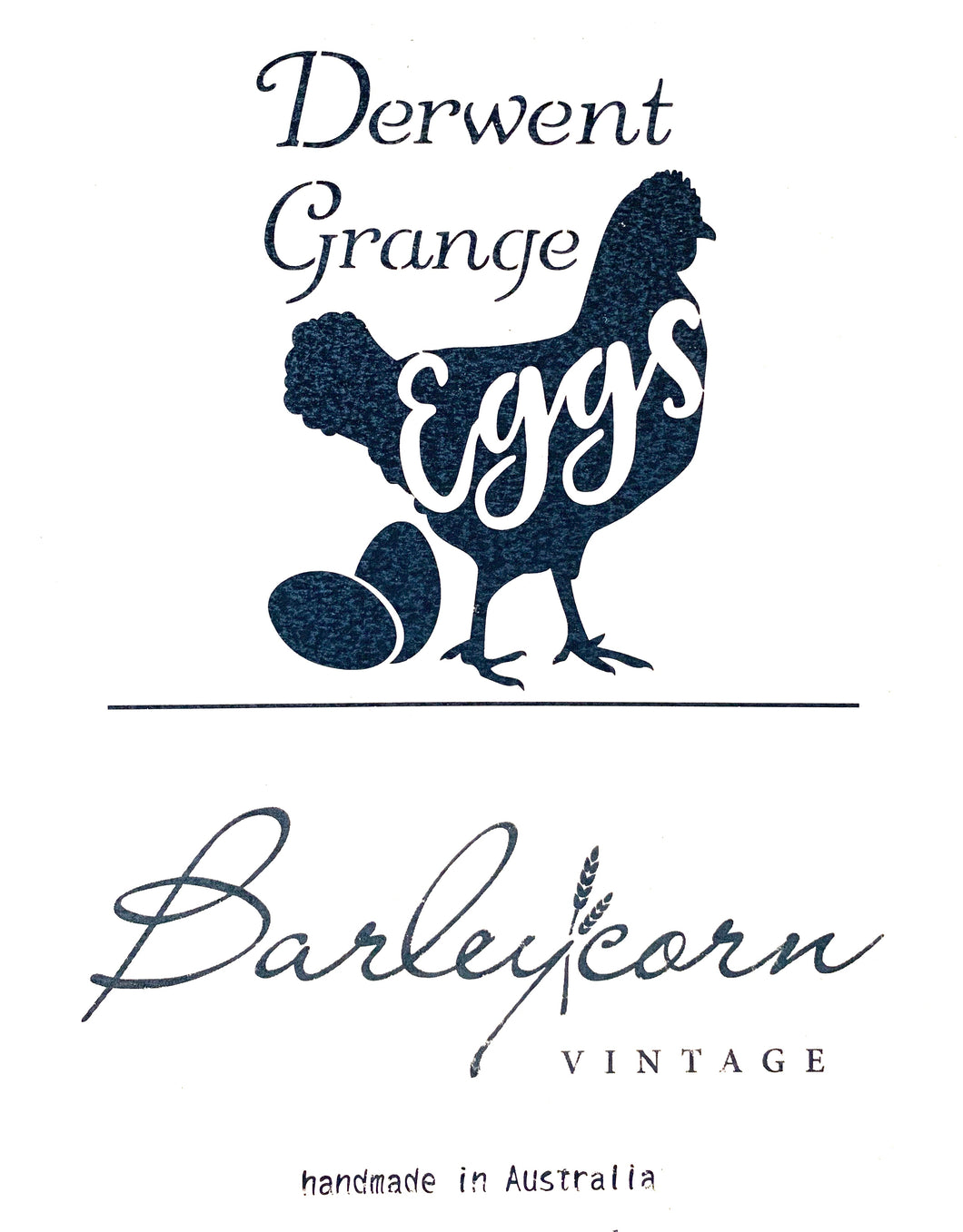 Derwent Grange Eggs Large Stencil
