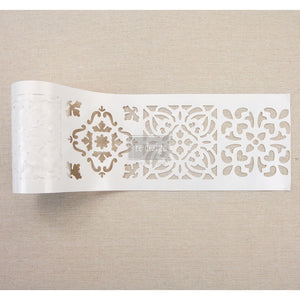 Redesign Stick & Style Stencil - Casa Blanca Tile 10cm x 15mtrs roll (4" x 15 Yard)