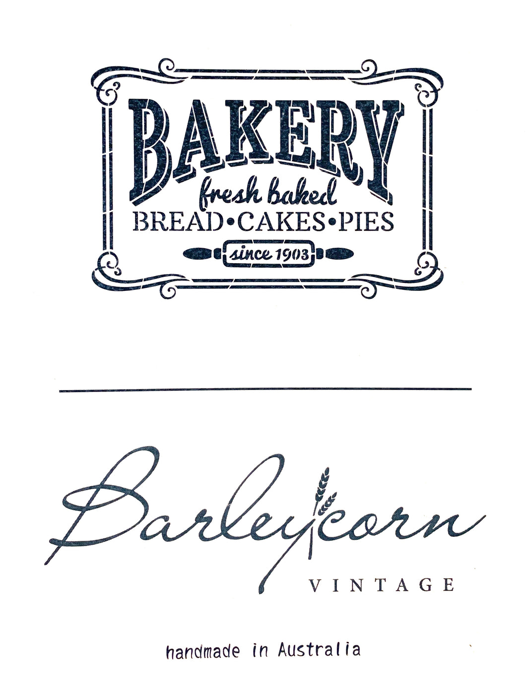 Bakery Stencil - Extra Large