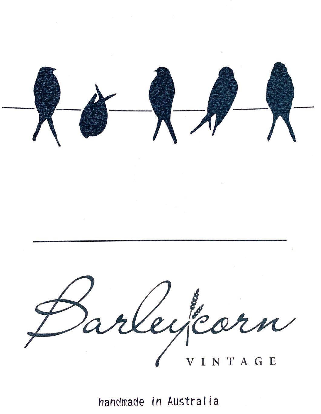 Birds on a Line Stencil
