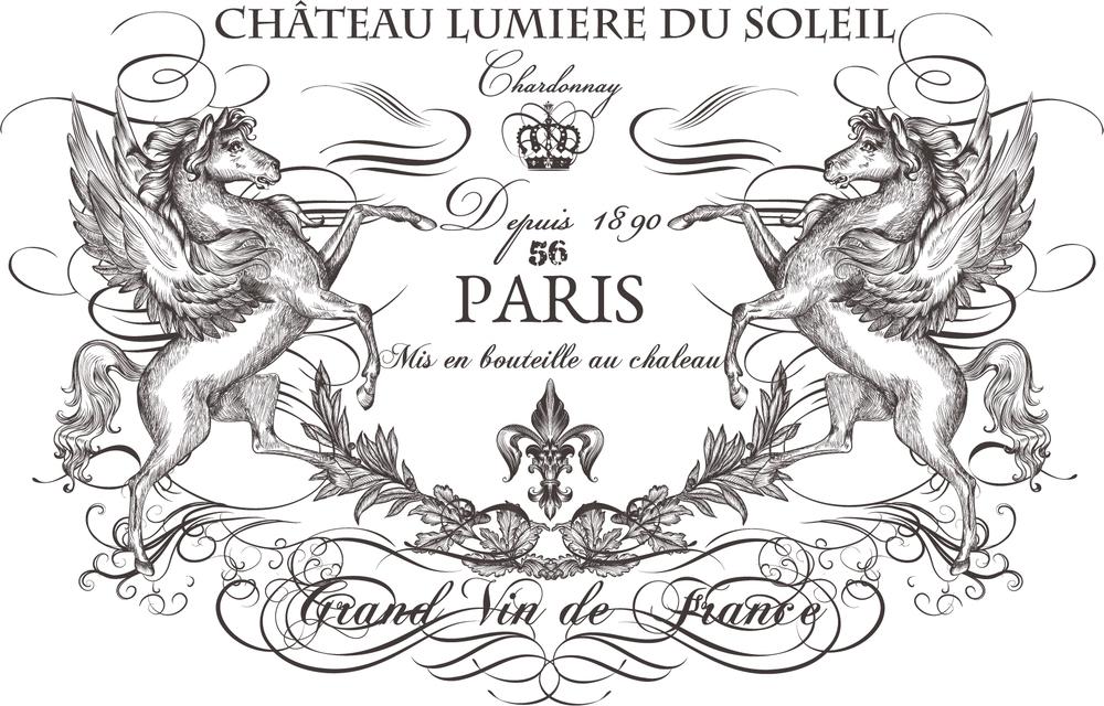 Chateau Lumiere (Charcoal) - Hokus Pokus Transfer