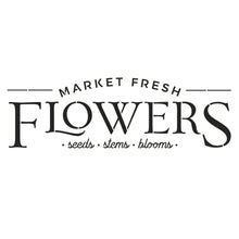 Load image into Gallery viewer, Market Fresh Flowers Stencil
