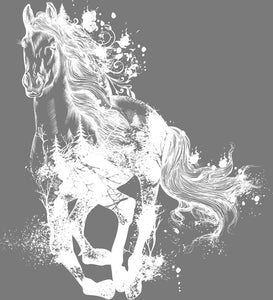 Majestic Horse (White) - Hokus Pokus Transfer
